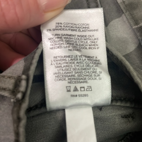 High Rise Cropped Straight Camo Pant - Picture 6 of 6